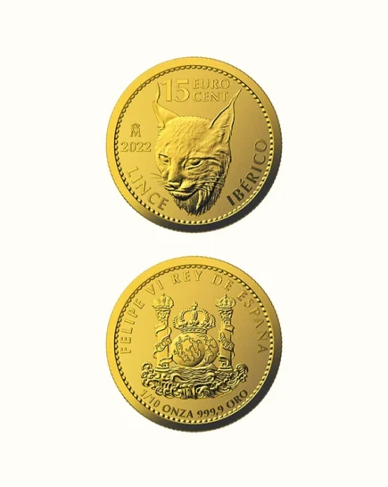 Moneda de oro Lince Ibérico 1/10 Oz.